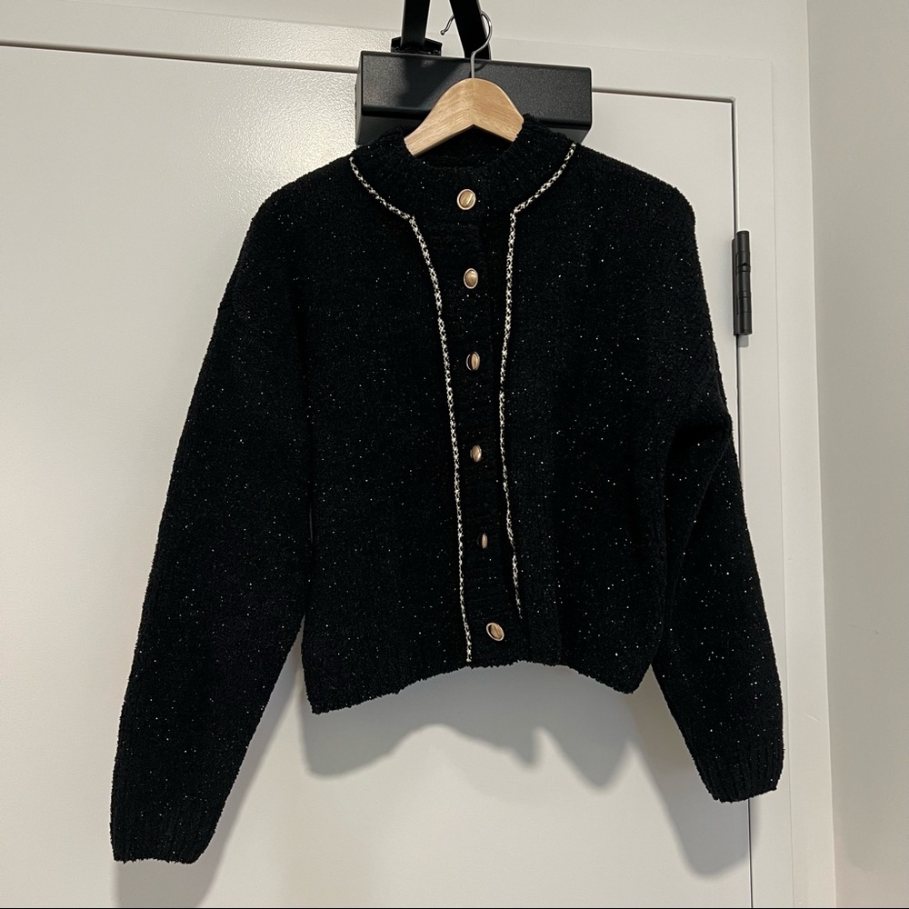 Urban Revivo Metal Trim Button Up Cardigan